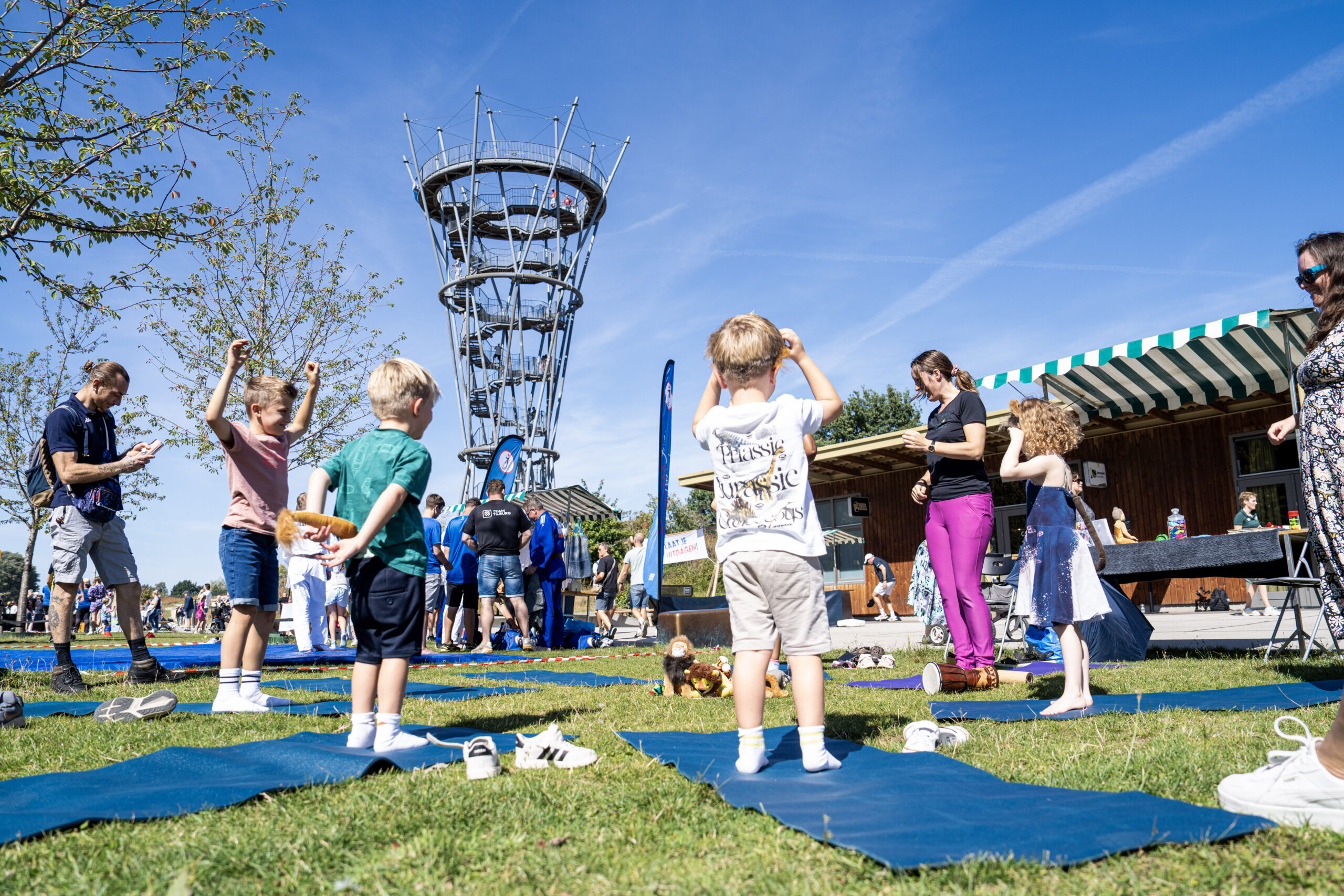 Sportactiviteiten in het Spoorpark