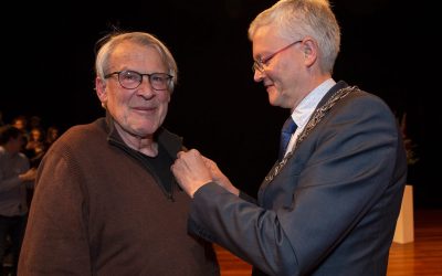 Groen-coördinator Spoorpark krijgt lintje van de burgemeester