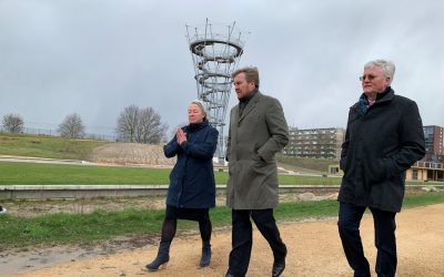 Koning Willem Alexander bezoekt Spoorpark