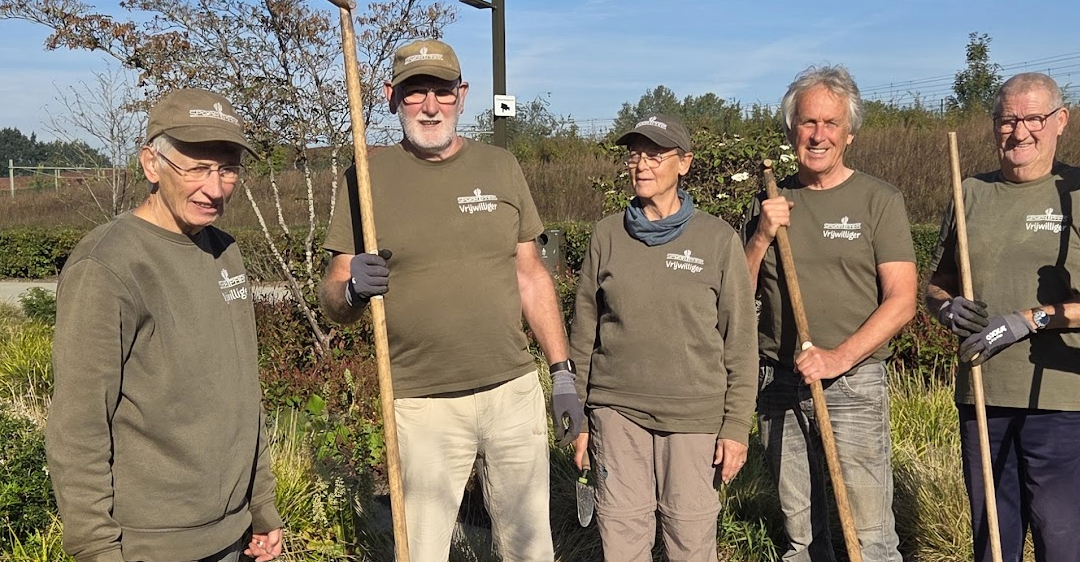Stem op de vrijwilligers die het Spoorpark groen houden