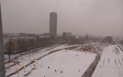 Sneeuw in Spoorpark wordt niet geruimd