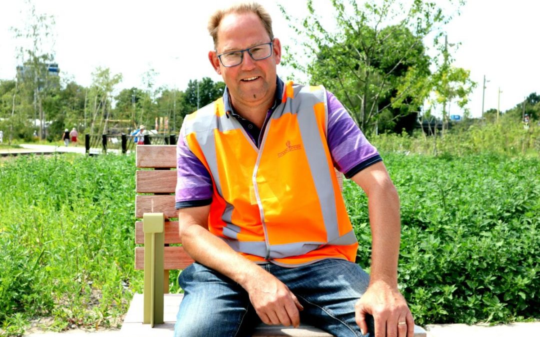 Theo is beheerder in het Spoorpark: ‘Ik loop hier al vanaf het begin zo trots rond’