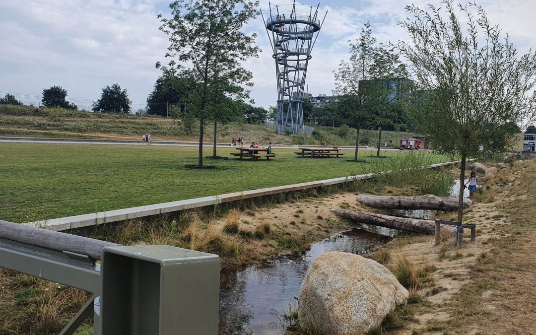 Openlucht Milieucafé in Spoorpark