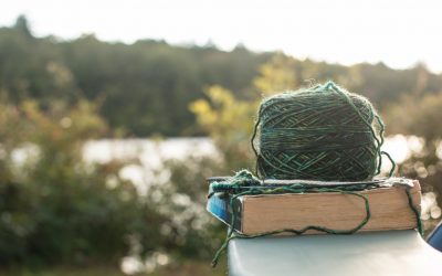 Breien in Spoorpark op ‘Knit in public day’