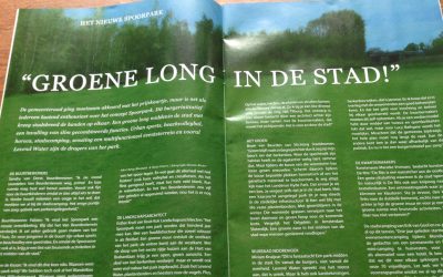 Het Nieuwe Spoorpark. “Groene long in de stad!”