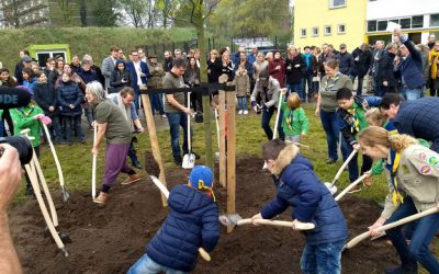 Eerste spade de grond in: Spoorpark eind volgend jaar open voor publiek (met stadscamping en restaurant T-Huis)