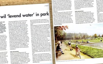 Tilburg wil ‘levend water’ in park