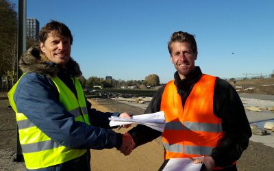 Oplevering basispark zonder bebouwing