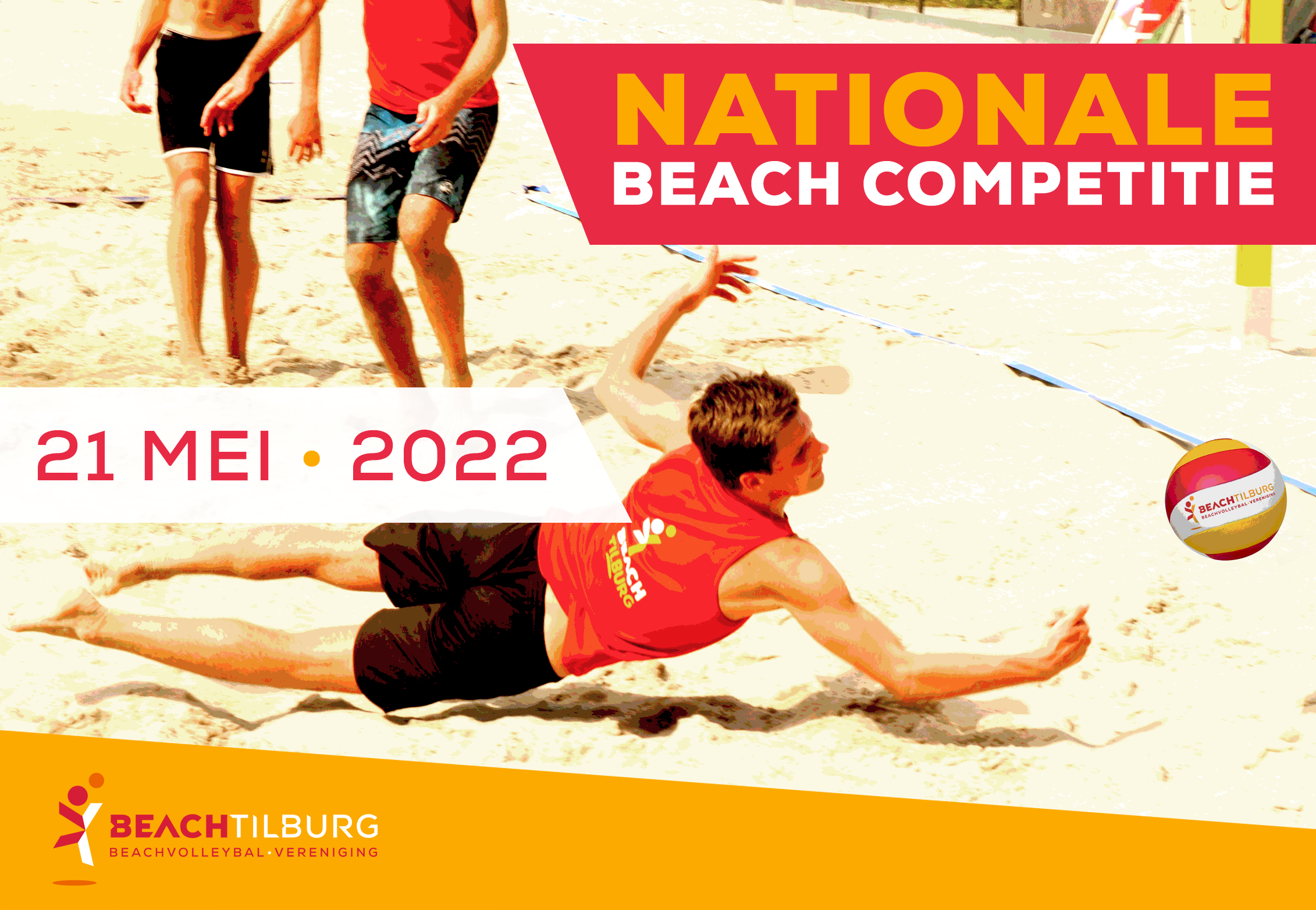zoete smaak volleybal Boer Nationale Beachvolleybal Competitie - Spoorpark Tilburg