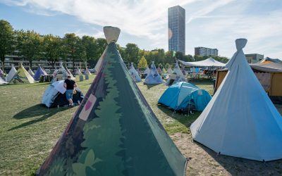 Overnachten in Spoorpark vanaf juli mogelijk in tipi