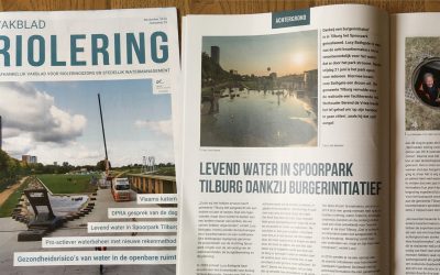 Levend water in Spoorpark Tilburg dankzij burgerinitiatief